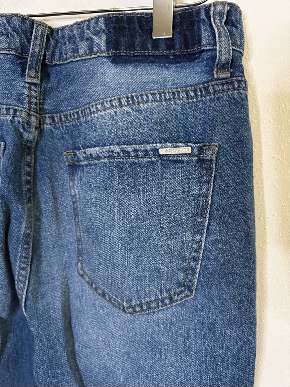Insane Gene Distressed Straight Leg Jeans Size 26 High Rise 100% Cotton - Picture 4 of 8